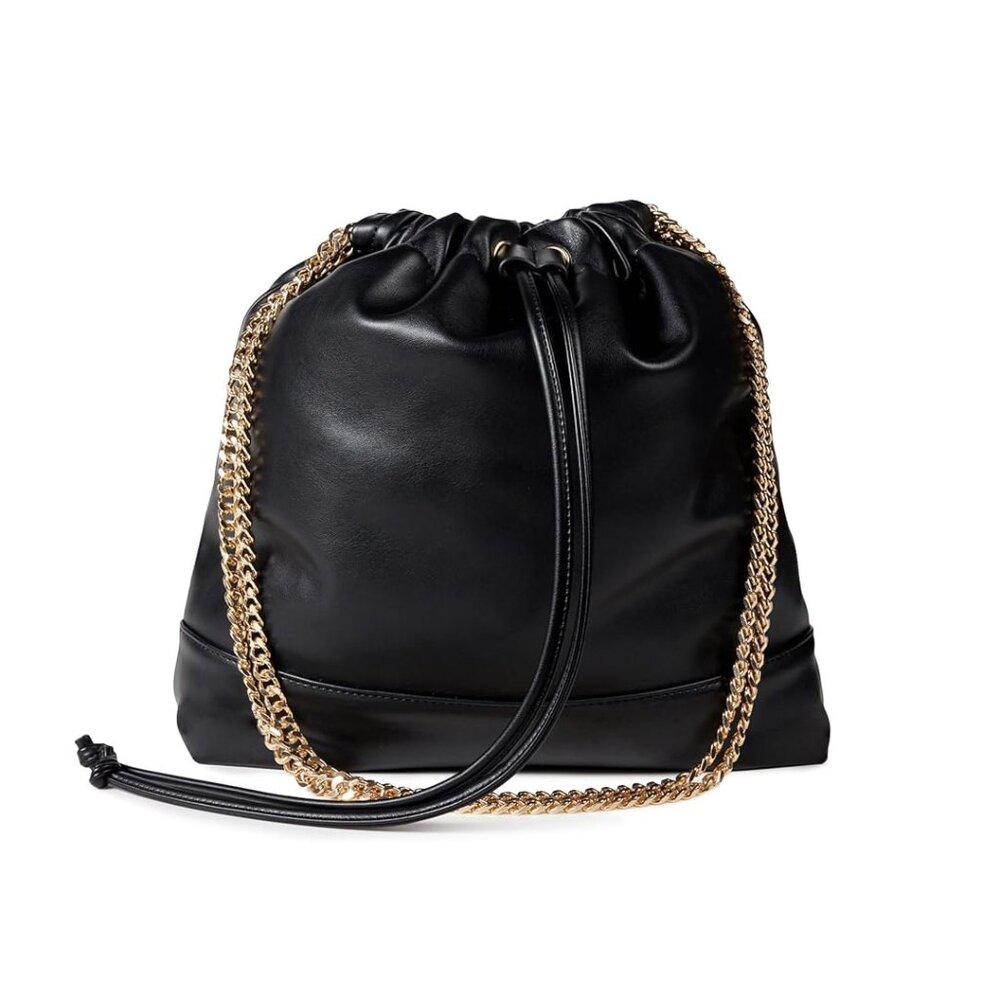 The Drop Women's Nyjah Chain Strap Tote, Black